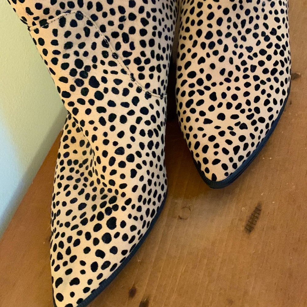 - Nwob Leopard Print Booties Size 10 - image 3